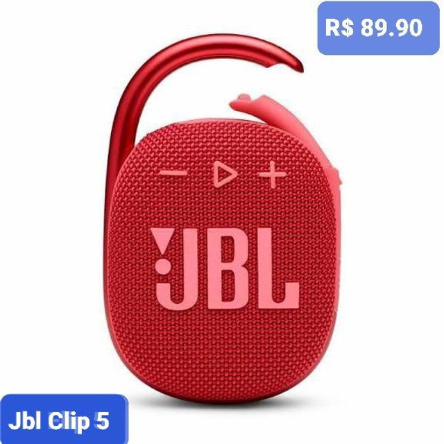 Caixas de Som JBL Clip 3 e 5 Novas Garantia e Entregamos e Aceitamos Cartões e Pix  - Foto 2