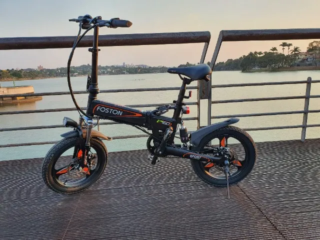 Bicicleta Elétrica Scooter Brasil 800W Aro 26 Garfo Fixo Com