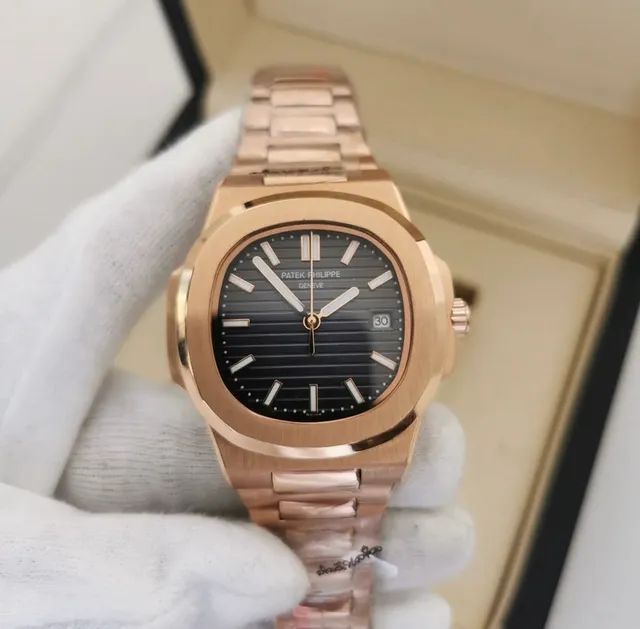 Relógio Patek Philippe Nautilus Rose Automatico  - Foto 2