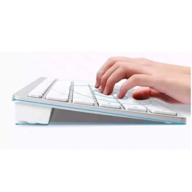 Teclado Bluetooth Sem Fio para Notebook Celular tablet iPad TV - Foto 3