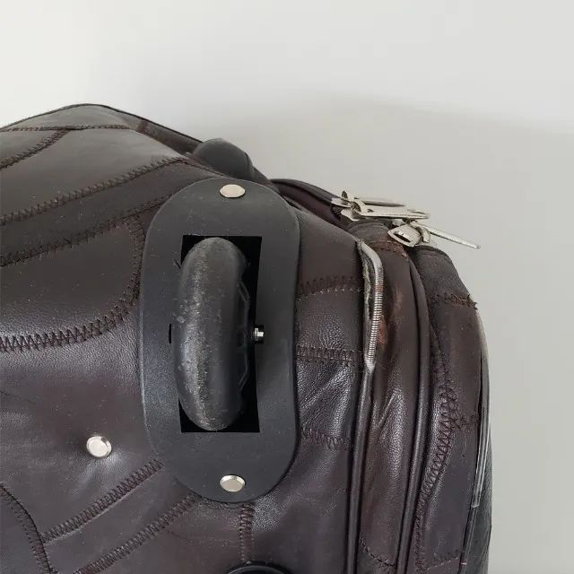 Bolsa Mont Blanc usada de couro - Foto 2