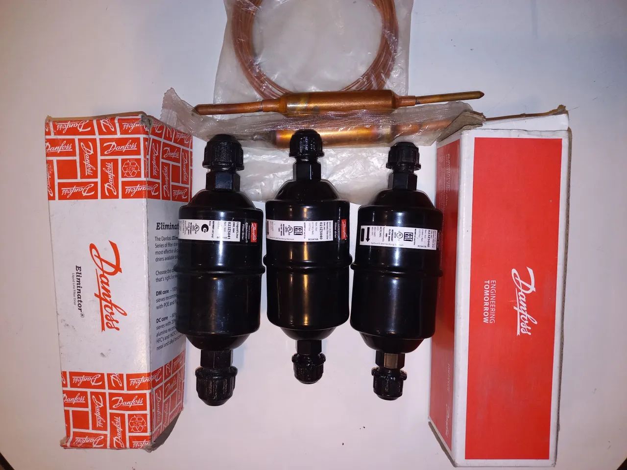 Kit de Filtros Danfoss 023Z5040 + filtros Secadores + Rolo de Tubo Capilar