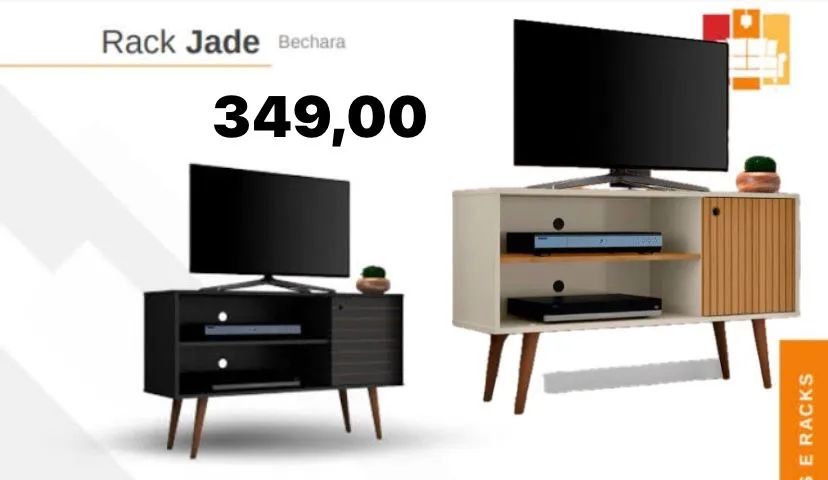 Rack jade retrô pés palito - ENTREGA HOJE !!! 