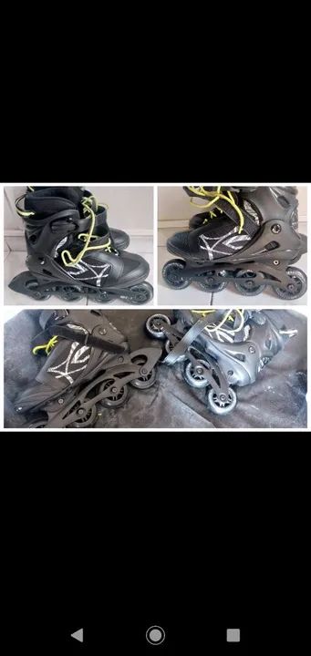 Patins Softline para Iniciantes, tam 39, usado 10 vezes em perfeito estado, com freio