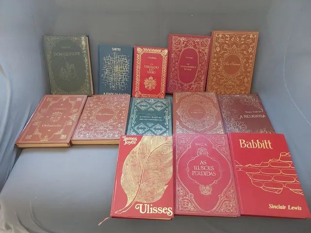 Coleção de livros clássicos capa dura
