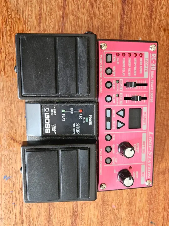 Boss Loop Station Rc-30 Fonte Original, Na Caixa