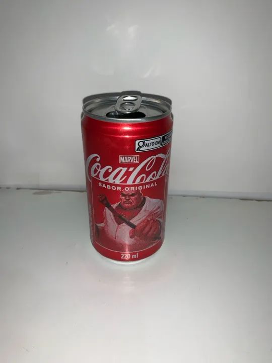 Lata Coca Cola Marvel 2024 Rei do Crime 220ml Vazia Higienizada - Foto 5