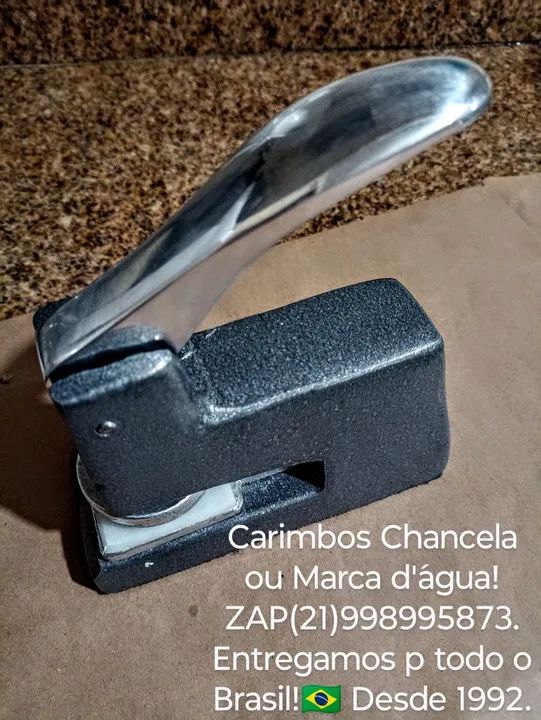 Carimbos Chancelas ou Marca D?Agua para documentos e insufilm - Foto 5