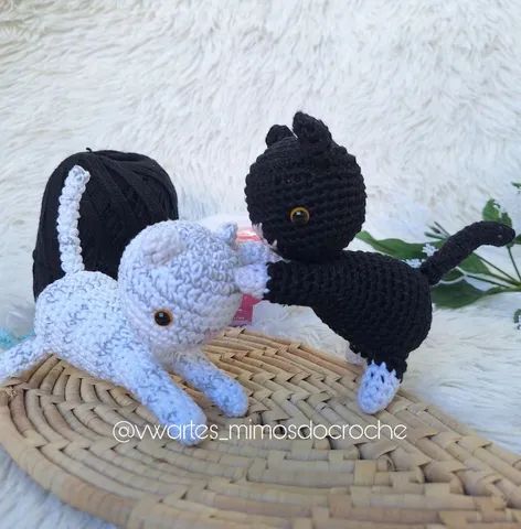 Gatinhos Amigurumi Crochê