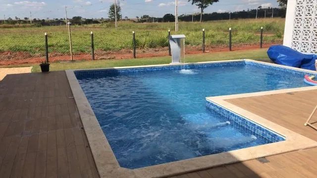 Aluguel de chácara temporada 4 suítes - pertinho de trindade e Goiânia - Foto 9