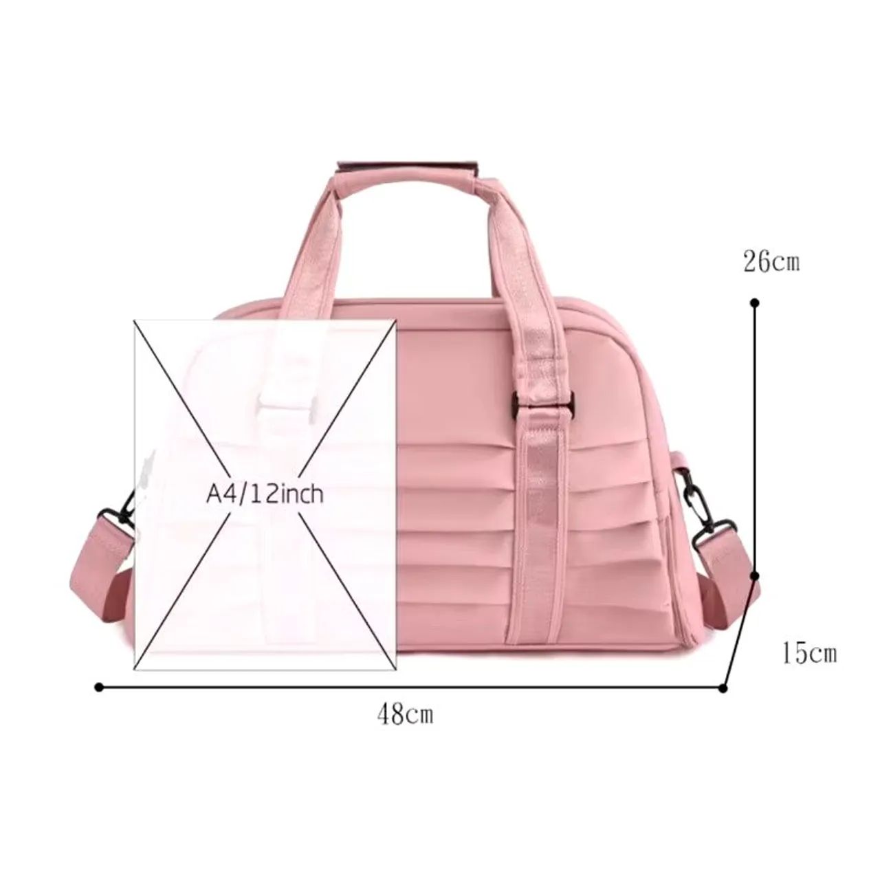 Bolsa Esportiva (Rosa) - Foto 3