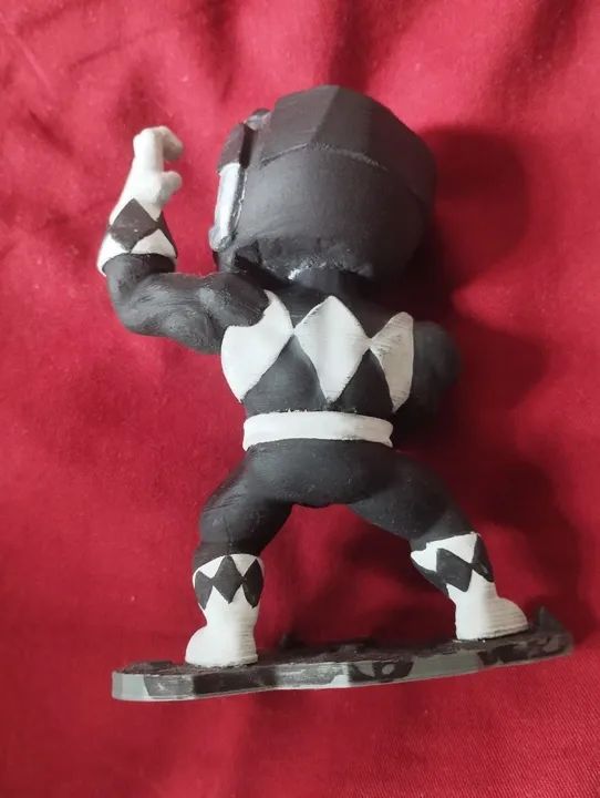 Boneco Power Ranger Preto - Colecionável - Foto 5