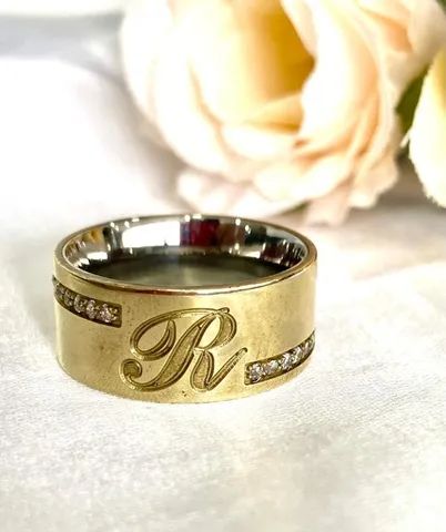 Aliança de moeda antiga - Foto 2