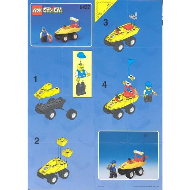 Lego 6437 Beach Buggy (Raro - Ano 1999) - Foto 3