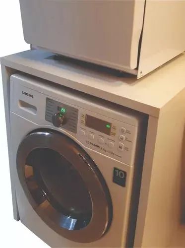 Bancada balcão para maquina de lavar e seca