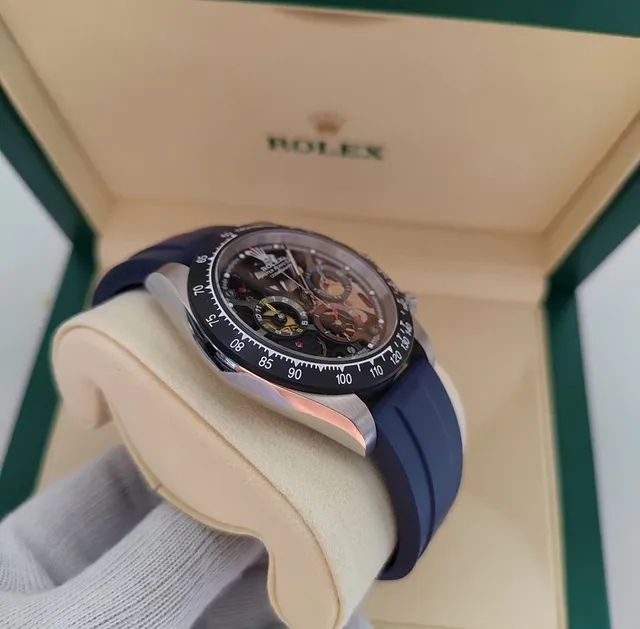 Relógio Rolex Lá Montoya Azul AAA+ - Foto 2
