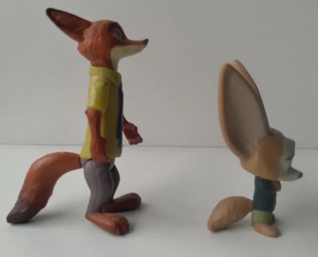 Bonecos Zootopia Nicky e Finnick  - Foto 2