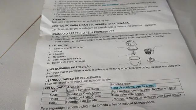 ? Processador de Alimentos Com Mixer e Centrífuga Para Salada [novo] - Foto 5