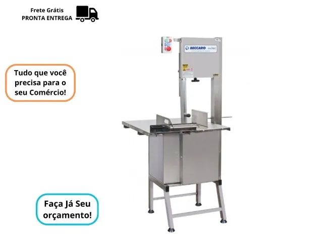 Serra Fita Beccaro Inox com Pé