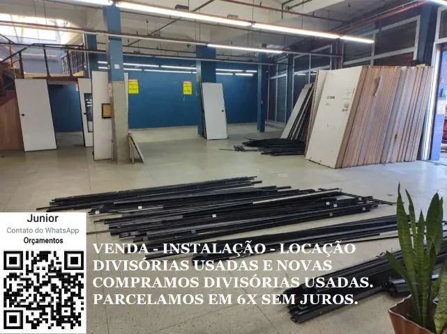 Divisórias Escritório Usadas Eucatex e Naval - Foto 5