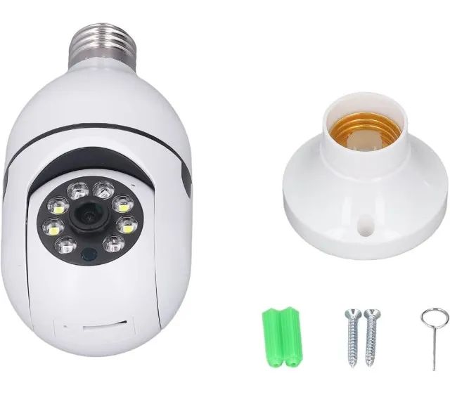 Câmera de Segurança de Lâmpada WiFi, Câmera de Lâmpada de 2MP - Foto 3