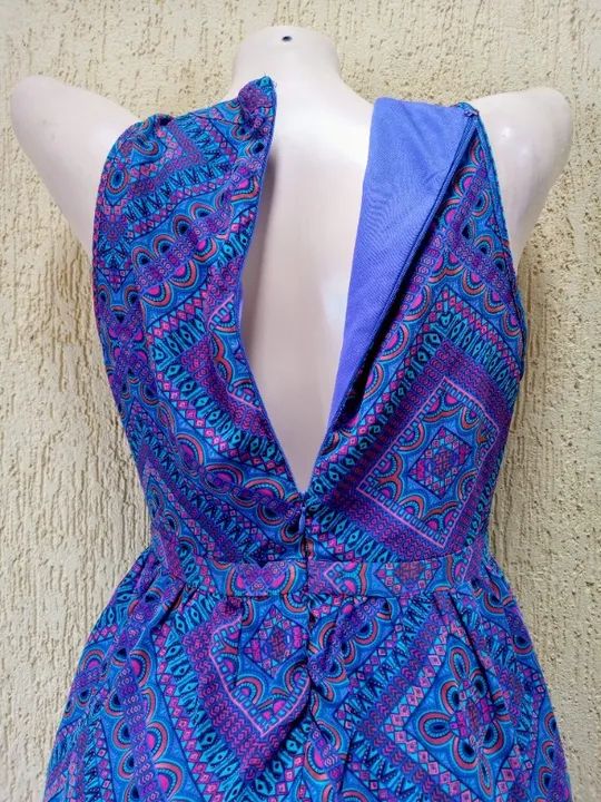 Vestido estampado - estilo vintage