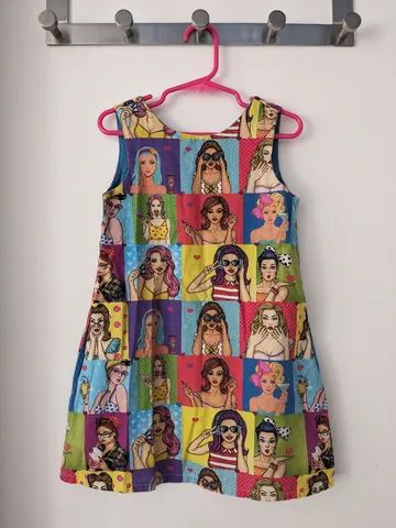 Vestido Infantil Estampado 4/5 anos  - Foto 5
