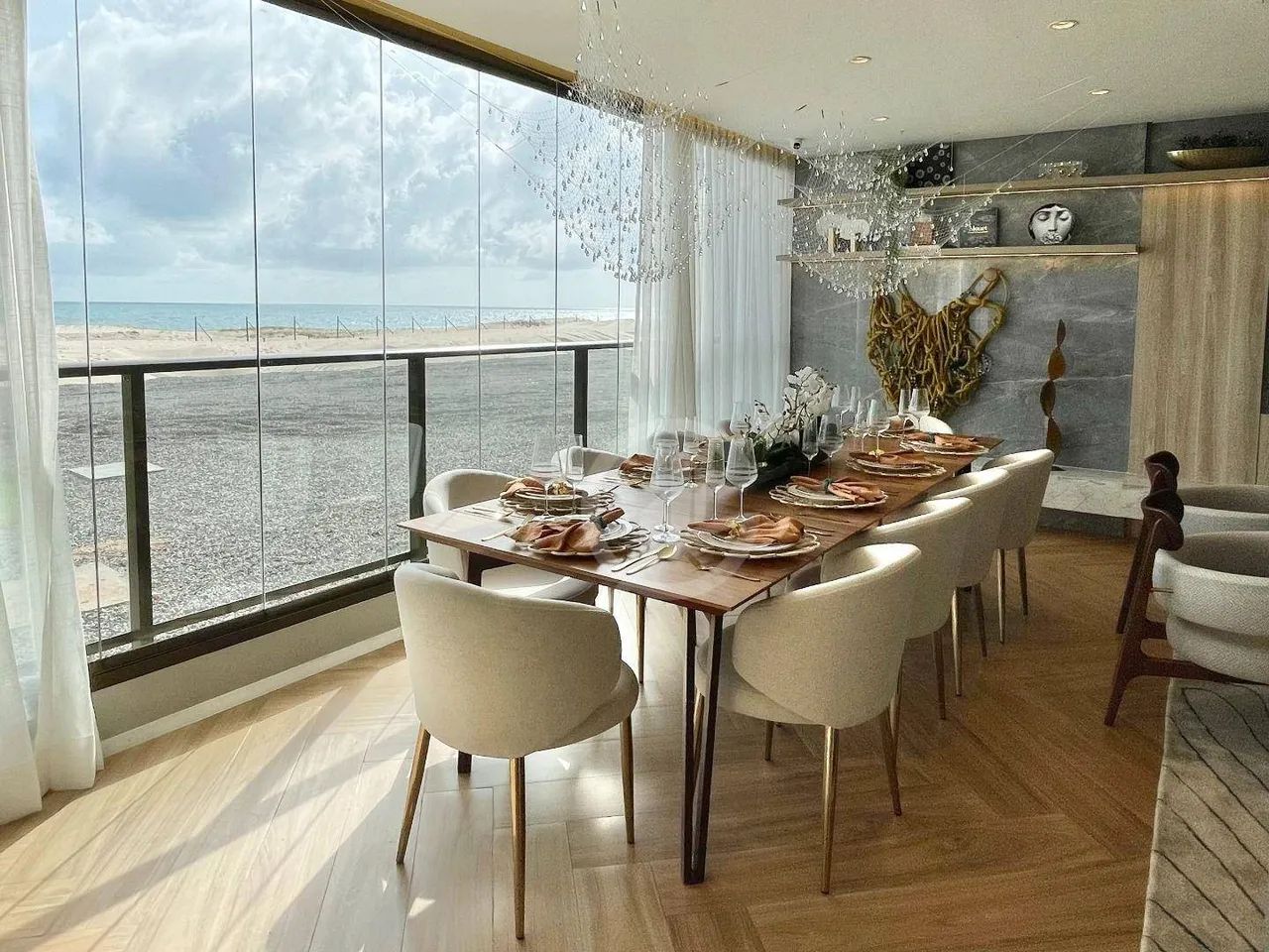 Apartamento com 3 dormitórios à venda, 137 m² por R$ 2.280.000,00 - Porto das Dunas - Aqui - Foto 6