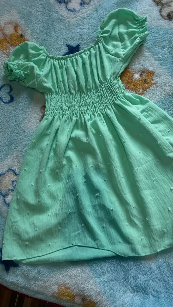Lote vestido de flores menina TAM 4  - Foto 4