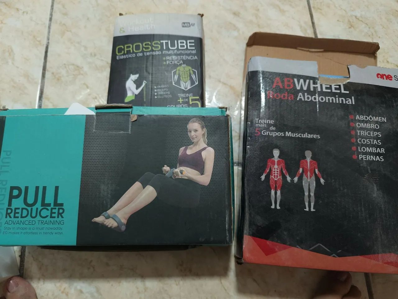Kit de exercícios para casa: Ab Wheel + Pull Reducer