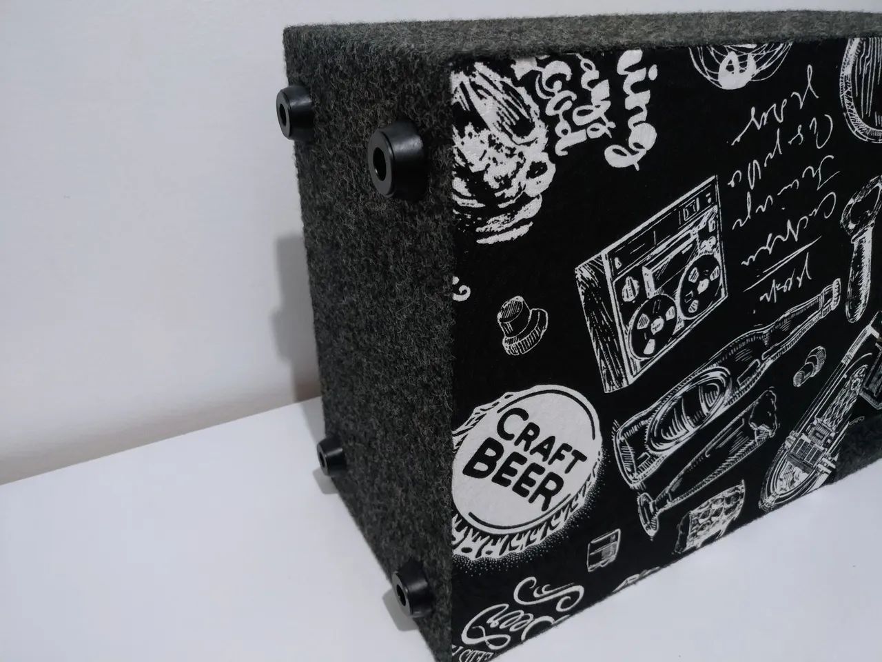 Caixa de Som Ativa Bluetooth Microfone USB Bob - Foto 6