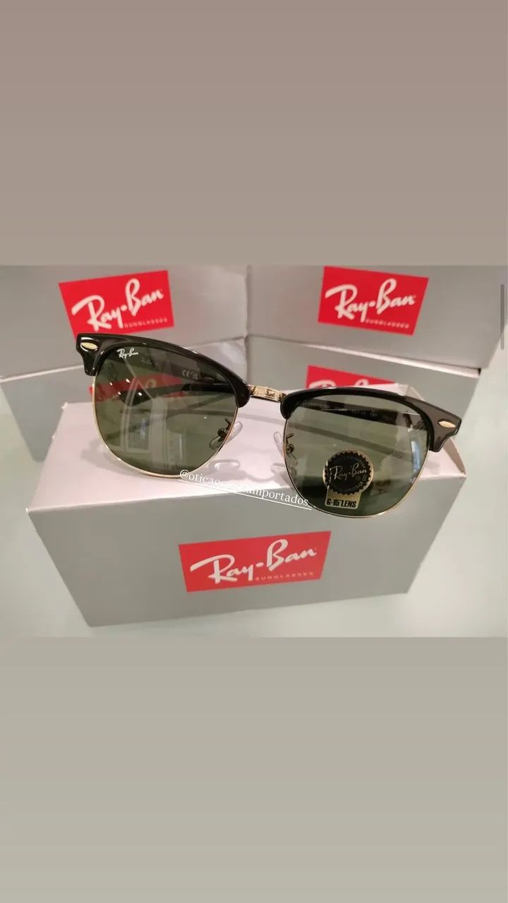 Óculos clássico ray ban novo original