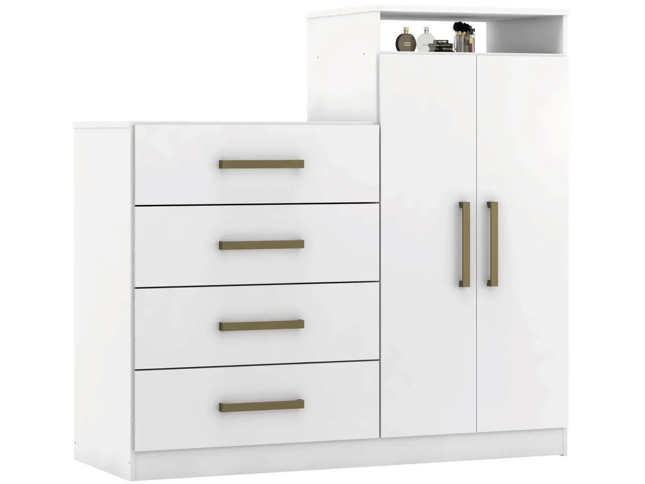 Cômoda com 2 portas  Branco - Foto 3