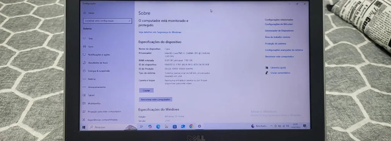 Notebook Dell i5 14" Polegadas. Aceito cartão - Foto 4