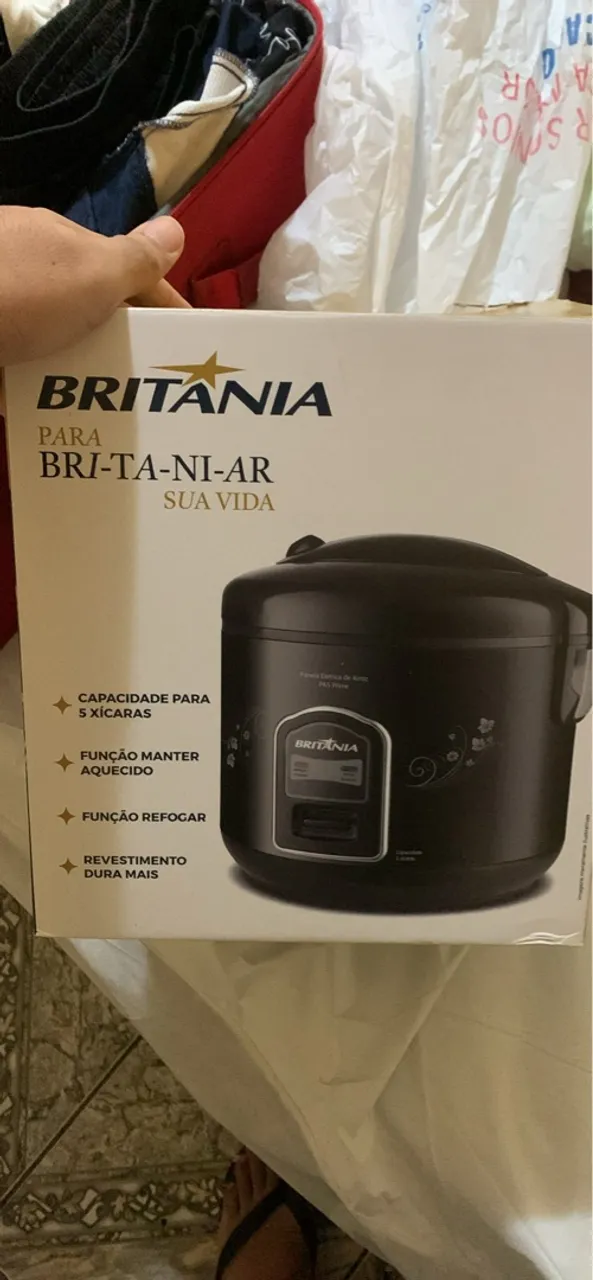 Panela de Arroz Elétrica e Fritadeira Elétrica Sem Óleo