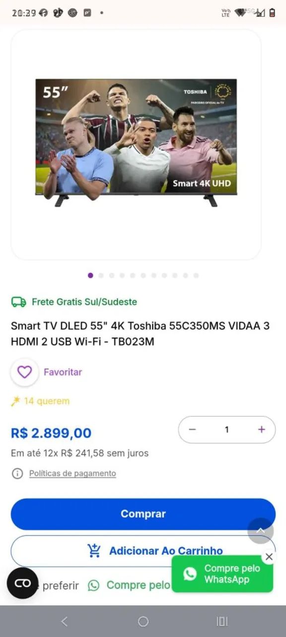 SMART TV 55 INCHES 4K64168598460546122