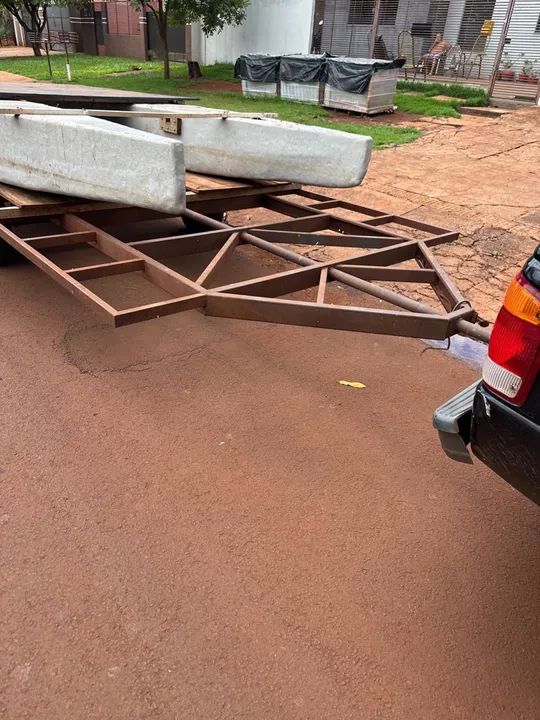 Barco, catamarã, carreta reboque - Foto 7
