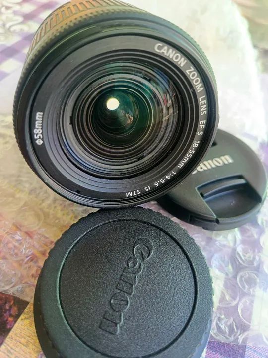 Lente Canon EF-S 18-55mm 1:4-5.6 IS STM - Foto 3