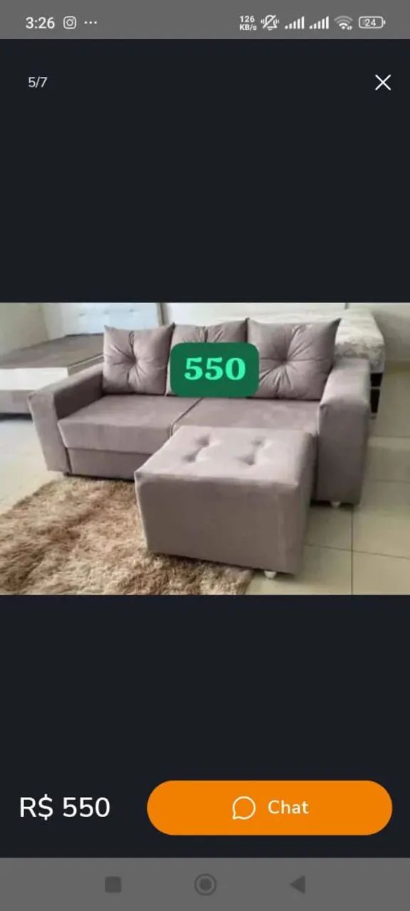 Sofá aparti de 850  - Foto 5