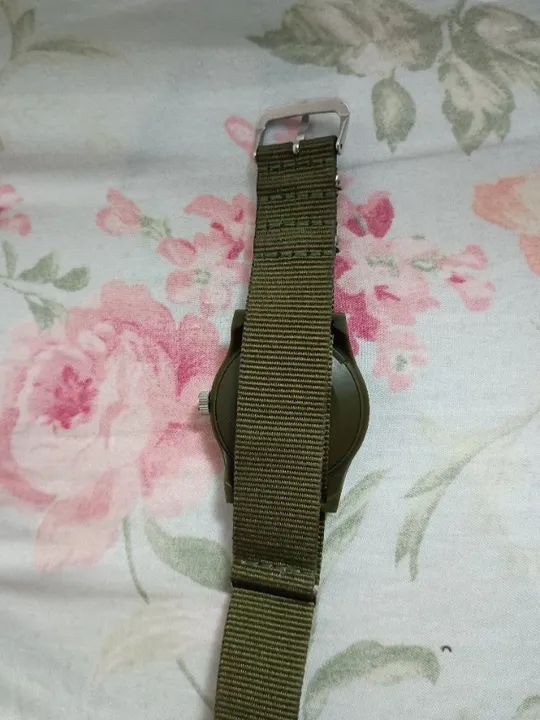 Relógio casual analógico, caixa de 36mm, correia de lona - Foto 2