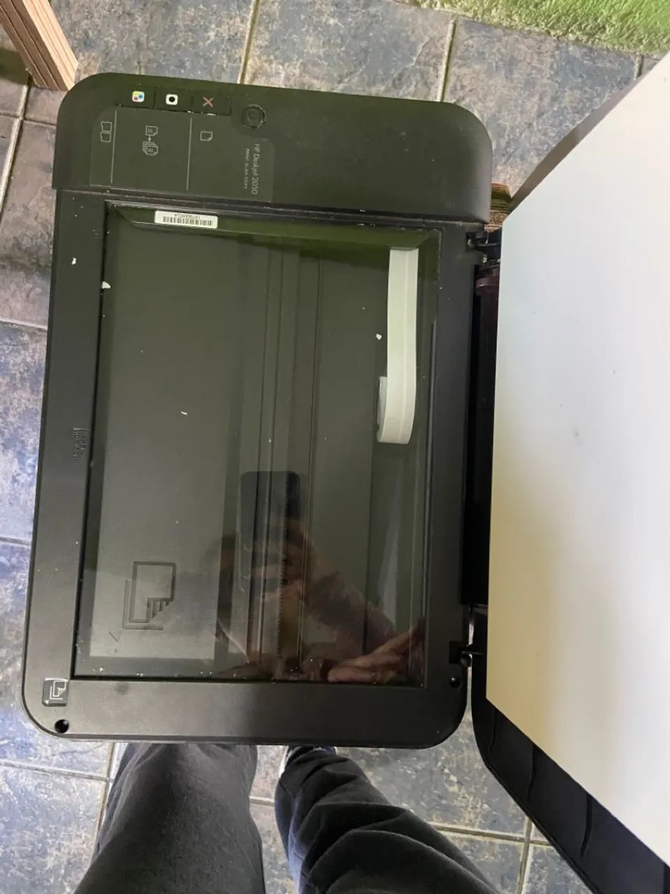 Impressora Hp colorida e preto e branco. ela tem tem scanner também - Foto 2