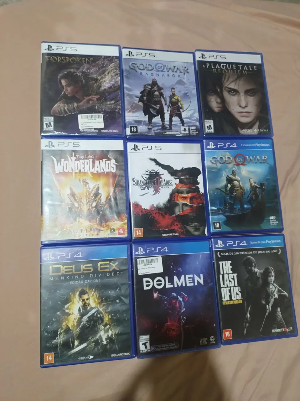Coleção de Jogos PS5 e PS4 - Diversos Títulos