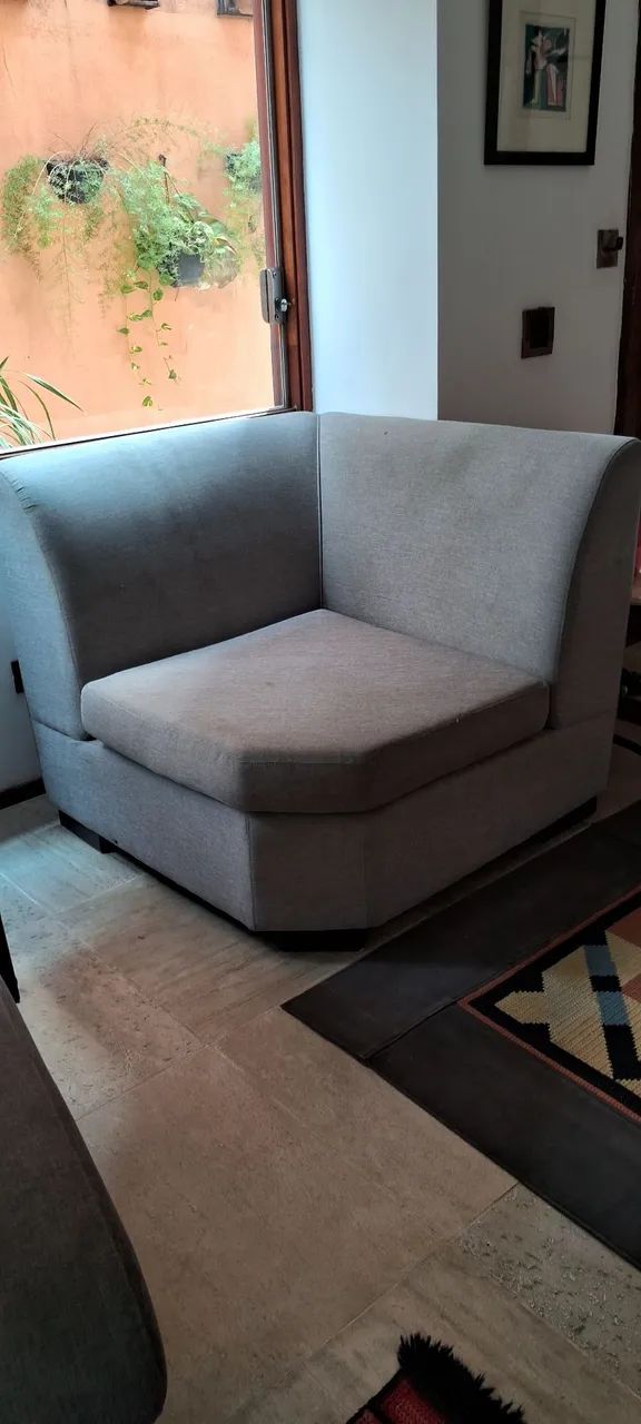 Sofá de Canto Cinza