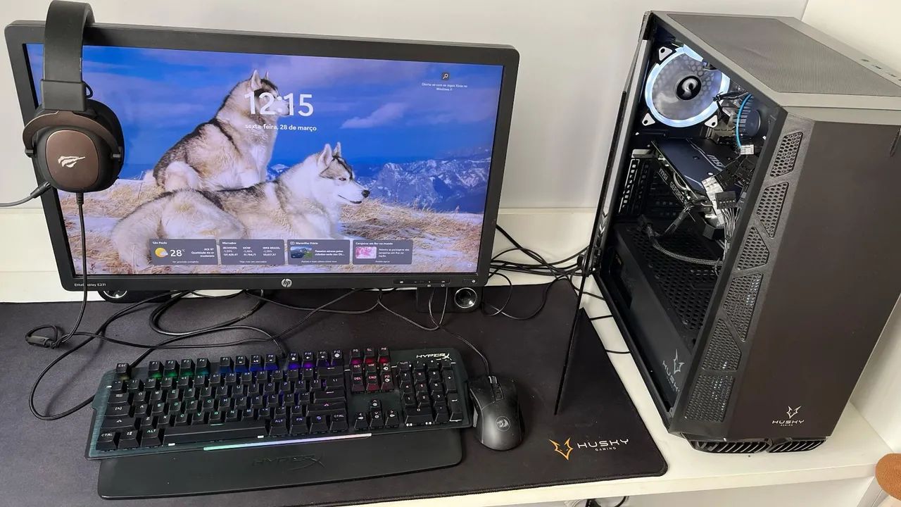 PC Gamer Husky Completo + Cadeira Gamer (Set Husky)