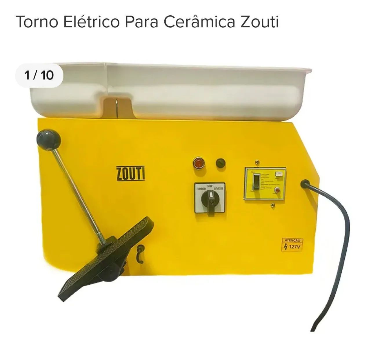 Torno Elétrico para Cerâmica Zouti