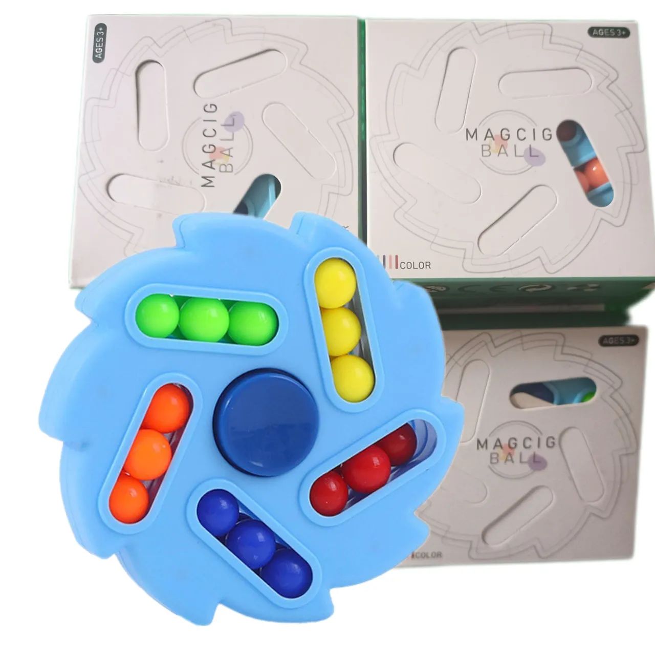 Brinquedo Fidget Spinner Colorido - Foto 2