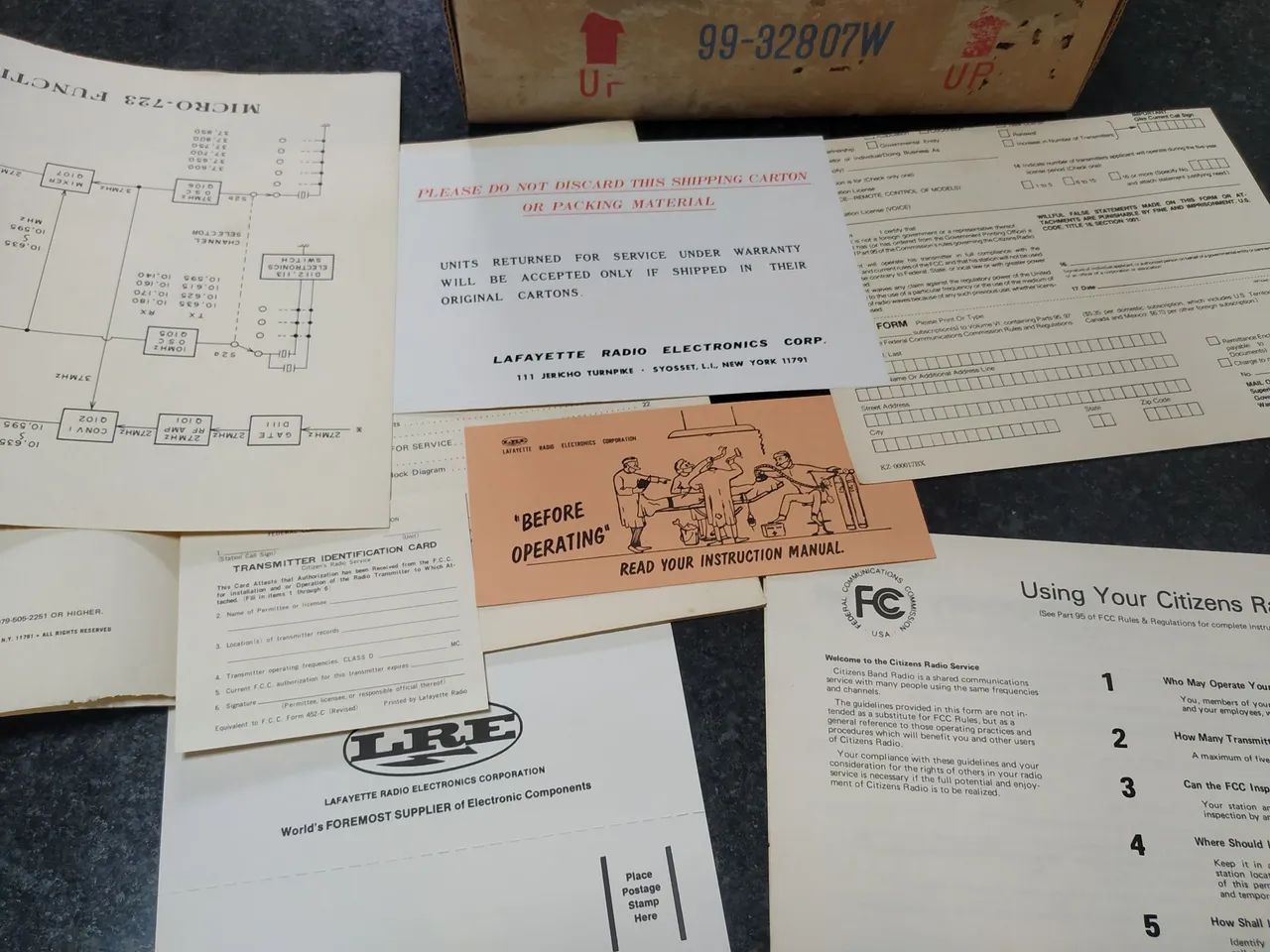 Rádio Transmissor Lafayette Microfone CB - Foto 2