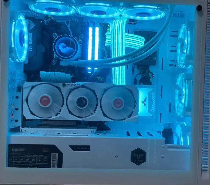 Memória Ram Desk 16gb 3200mhz Ddr4 com dissipador de calor ARGB 5v 3 pinos  - Foto 5