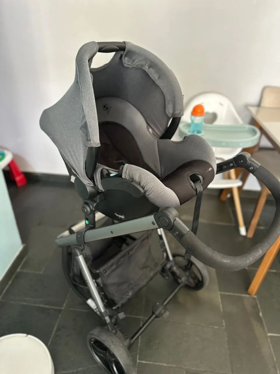 carrinho + bebe conforto - Safety 1st, Travel System Mobi, Trio, Grey Sport - Foto 4
