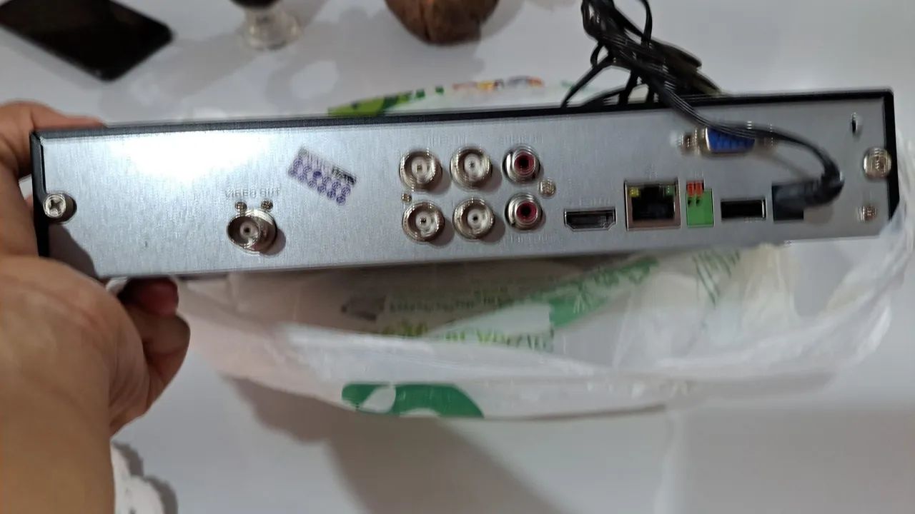 DVR 4 Canais Full HD 1080P - Segurança para sua casa!